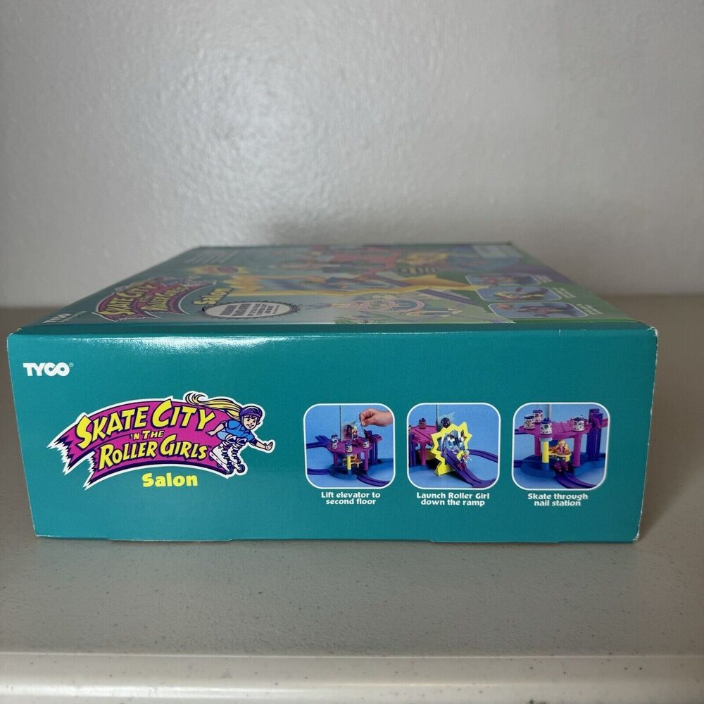 Tyco Skate City n the Roller Girls Salon Playset Vintage 1996 New 90s Toy 2088-1 - Picture 11 of 16